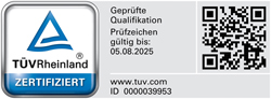 TÜV Zertifizierung